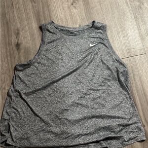 Nike Women's Heather Gray Tank Top